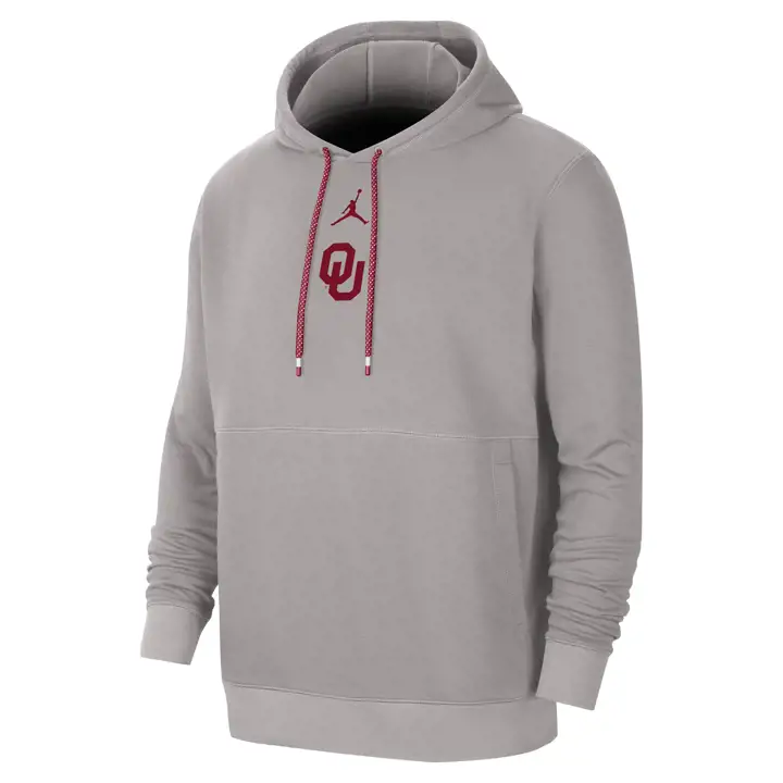 Sweat à capuche d'entraînement Oklahoma Sooners NCAA Jordan 22 cramoisi