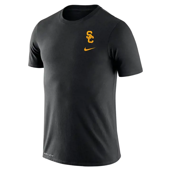 T-shirt USC Trojans NCAA Drifit Coton DNA noir