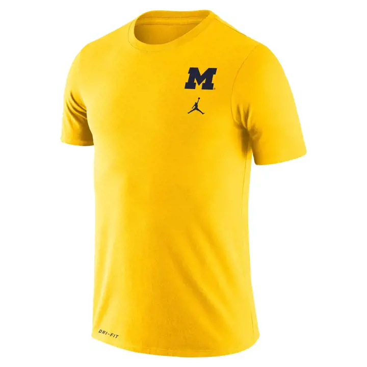 T-shirt Michigan Wolverines NCAA Drifit Coton DNA gl