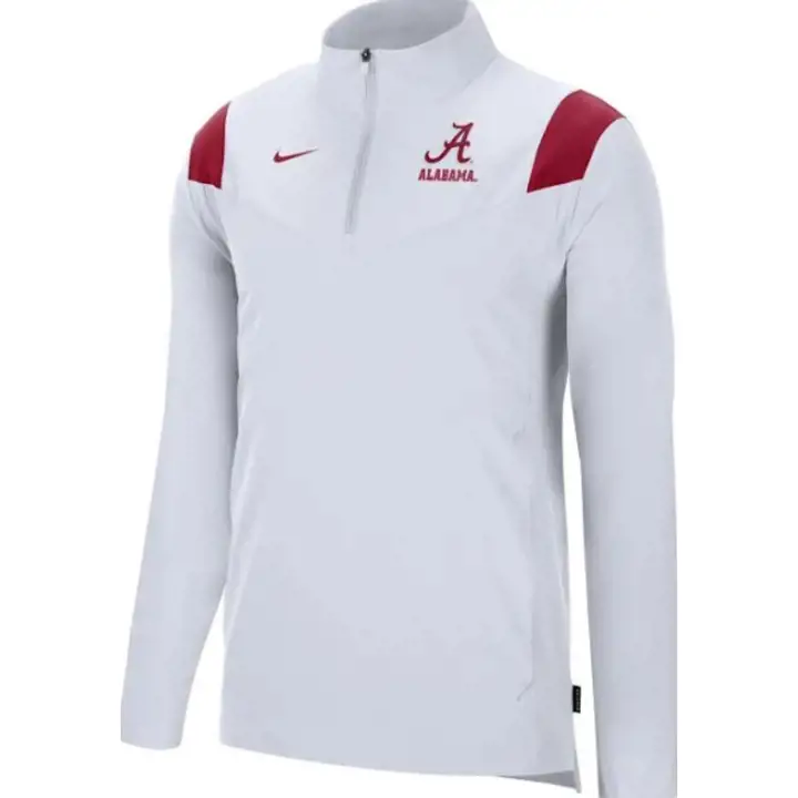 Veste légère d'entraîneur NCAA Alabama Crimson Tide 22 ans, blanc