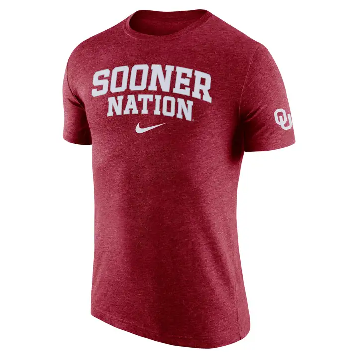 T-shirt triblende Oklahoma Sooners NCAA Slogan 22 crim