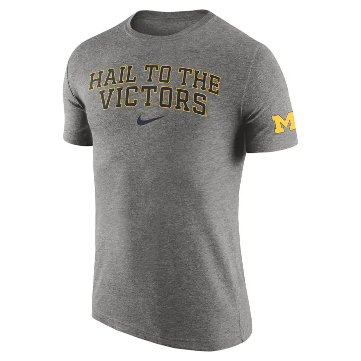 T-shirt Triblend Michigan Wolverines NCAA Slogan 22 dkgry