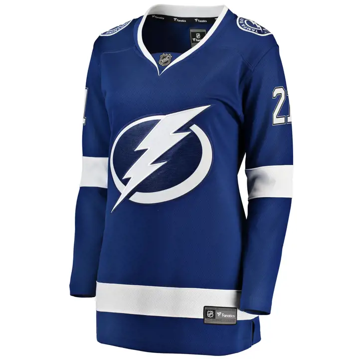 Maillot Lightning NHL Femme Breakaway Brayden Point BLEU