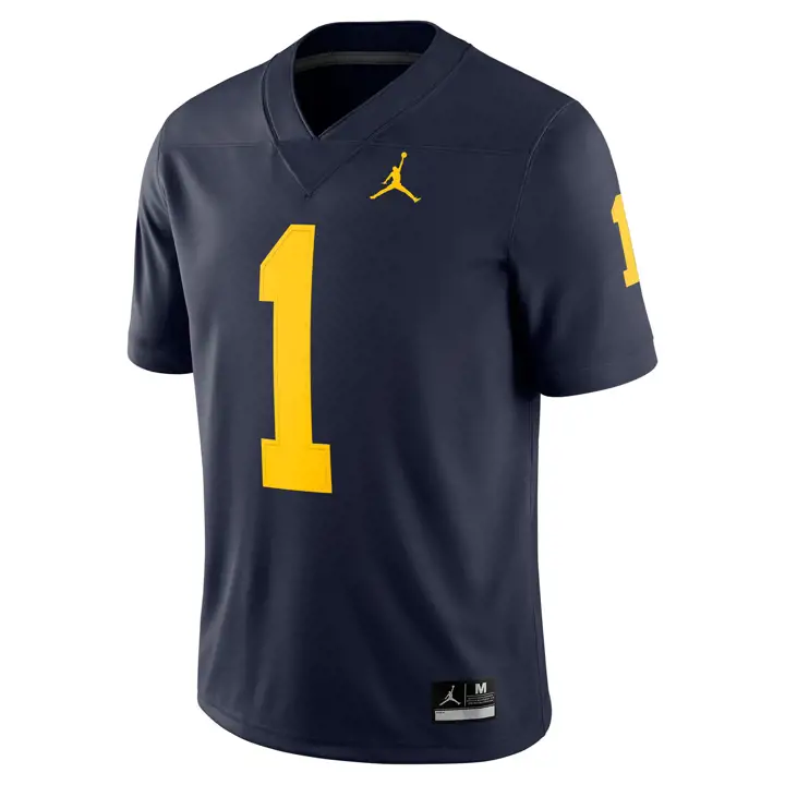 Maillot de match réplique Michigan Wolverines NCAA Football O'Neal