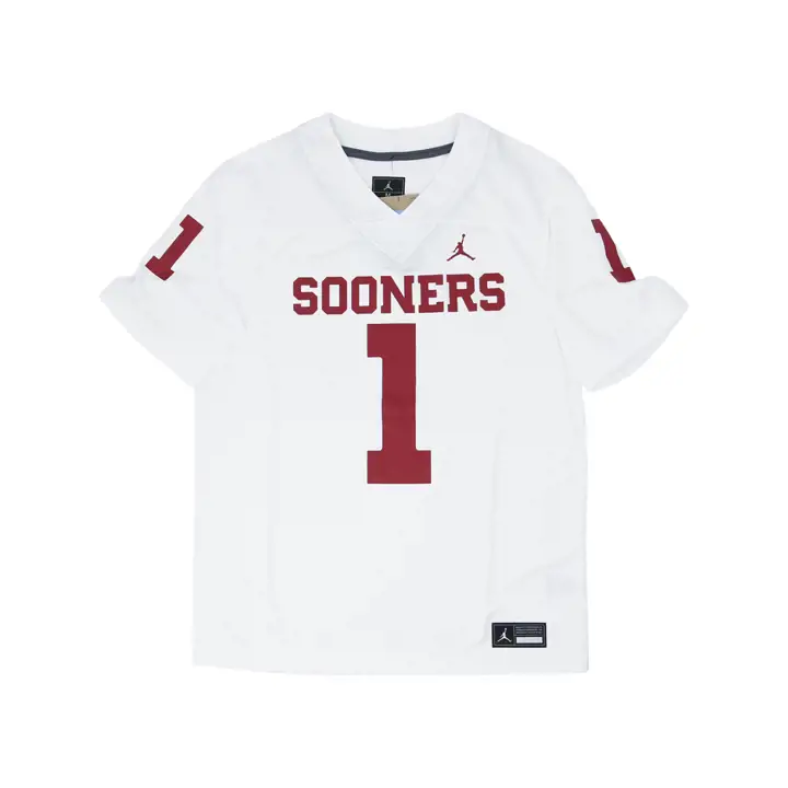 Maillot de match réplique de football américain NCAA Oklahoma Sooners BLANC