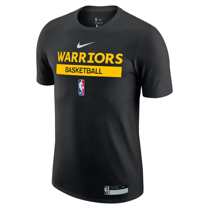 T-shirt d'entraînement NBA GOLDEN STATE WARRIORS noir