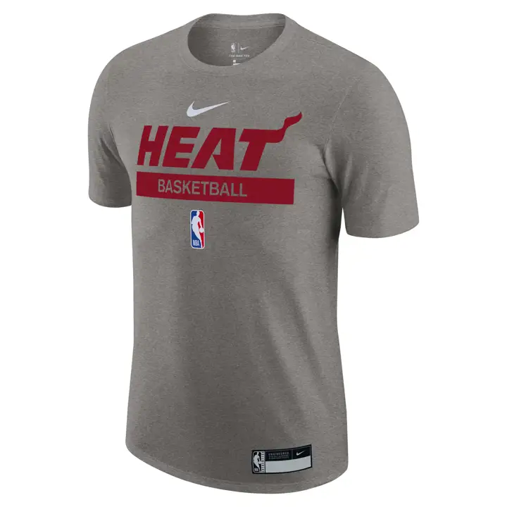 MIAMI HEAT NBA Practice Legend T-Shirt gris