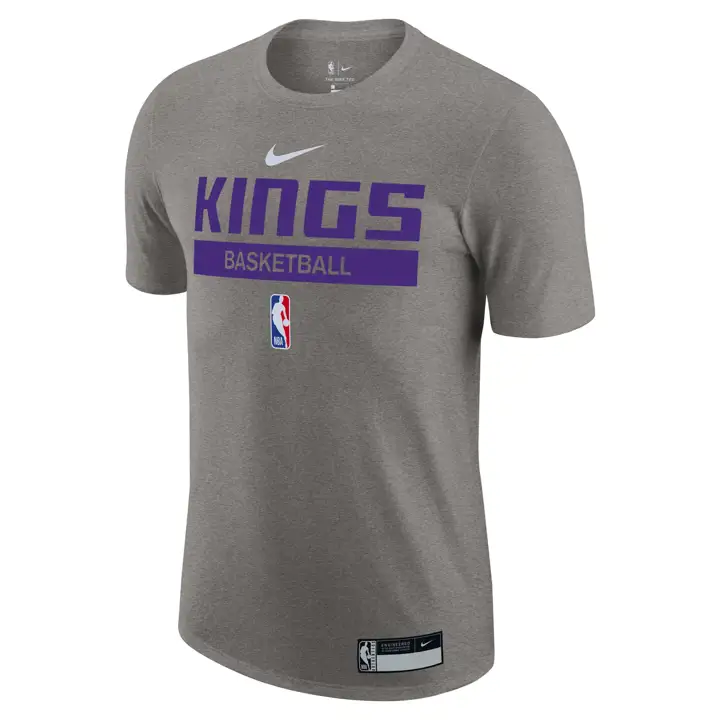 T-shirt gris d'entraînement NBA Sacramento Kings Legend