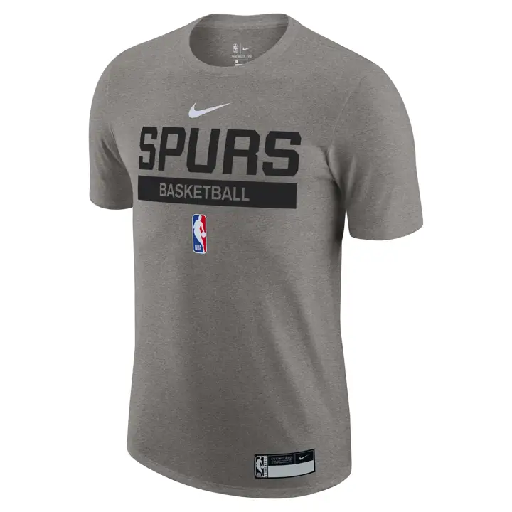 T-shirt légendaire d'entraînement des SAN ANTONIO SPURS NBA gris