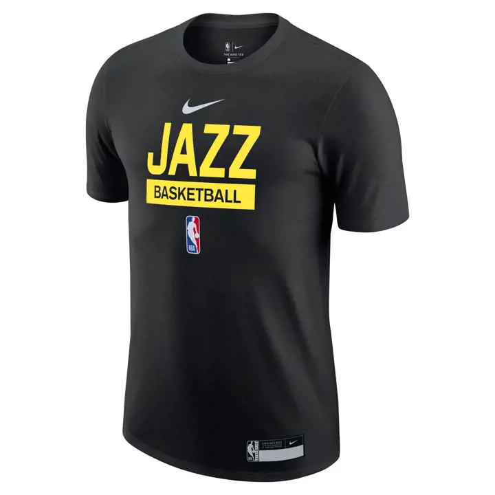 T-shirt légendaire d'entraînement NBA Utah Jazz noir