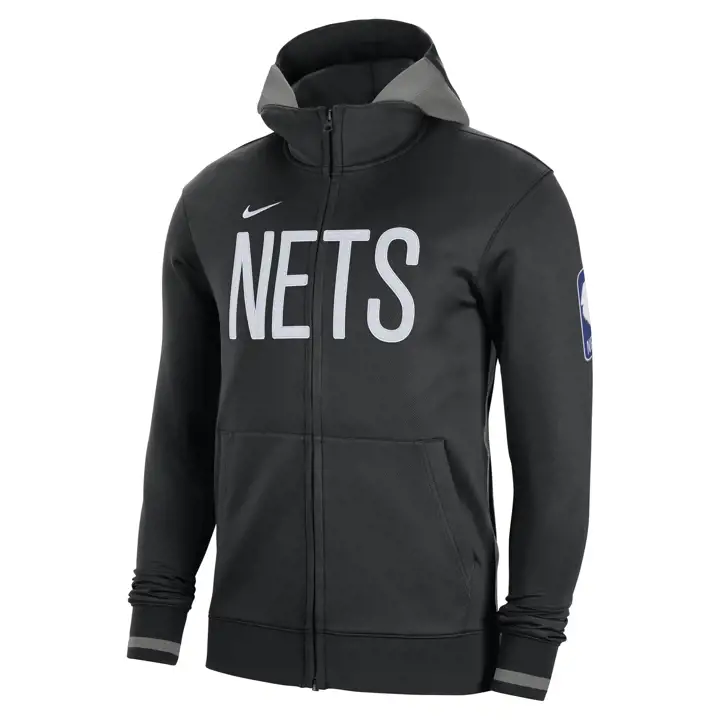 BROOKLYN NETS NBA Showtime Hooded FZ 22 noir