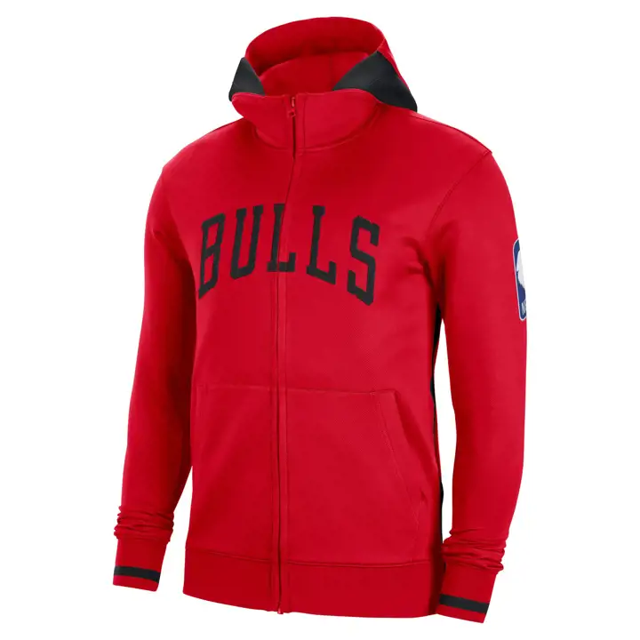 CHICAGO BULLS NBA Showtime Hooded FZ 22 Rouge