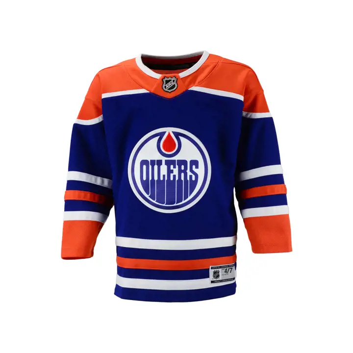 Maillot enfant Oilers NHL Premier bleu