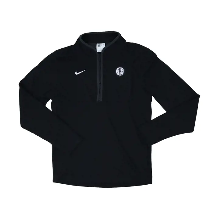 Haut demi-zippé DriFit NBA Brooklyn Nets noir