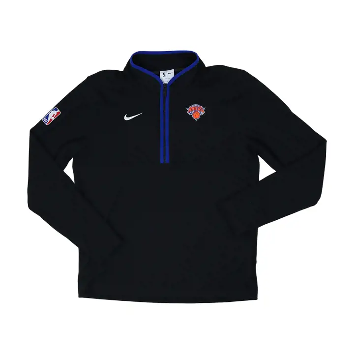 NEW YORK KNICKS NBA Haut semi-zippé DriFit NOIR