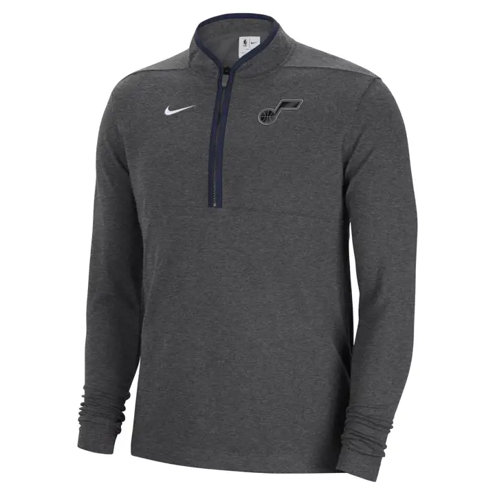 UTAH JAZZ NBA Top à demi-zip DriFit GRIS