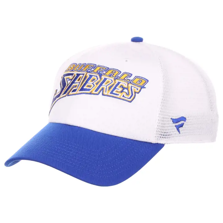 BUFFALO SABRES LNH Authentique Pro Ajustable Maille Arrière BLANC