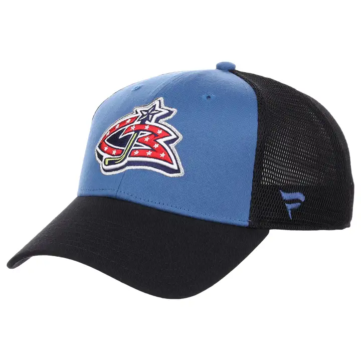 COLUMBUS BLUE JACKETS NHL SE Casquette ajustée en filet bleu Authentic Pro