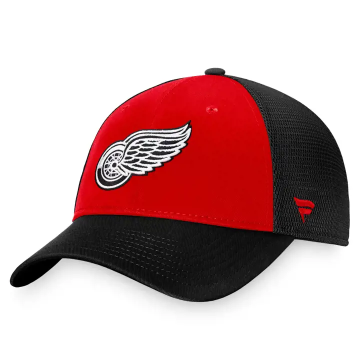 DETROIT RED WINGS LNH Casquette authentique Pro réglable filet arrière ROUGE
