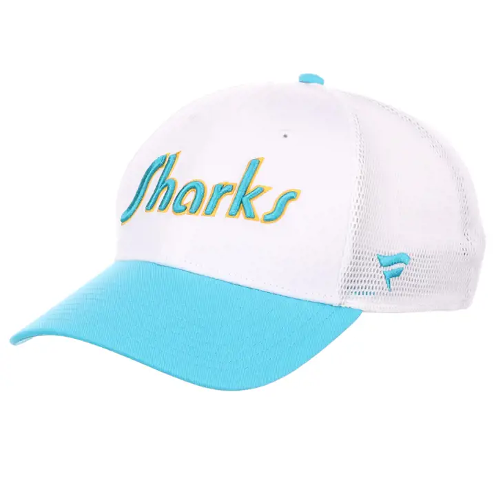 CASQUETTE SAN JOSE SHARKS NHL SE Authentic Pro réglable en maille arrière BLANC