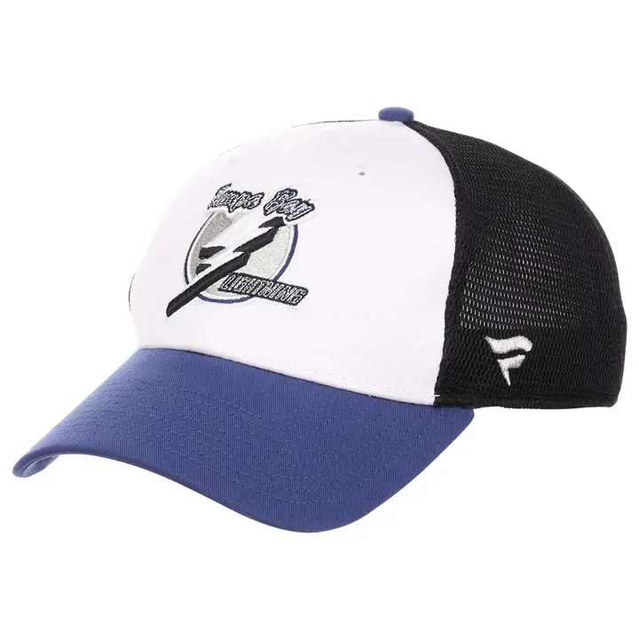 Casquette de baseball en maille WHT authentique Pro réglable NHL TAMPA BAY LIGHTNING