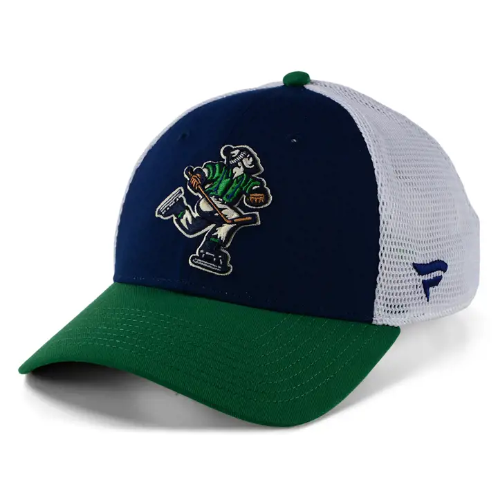 VANCOUVER CANUCKS NHL SE Authentic Pro Casquette filet ajustable BLEU MARINE