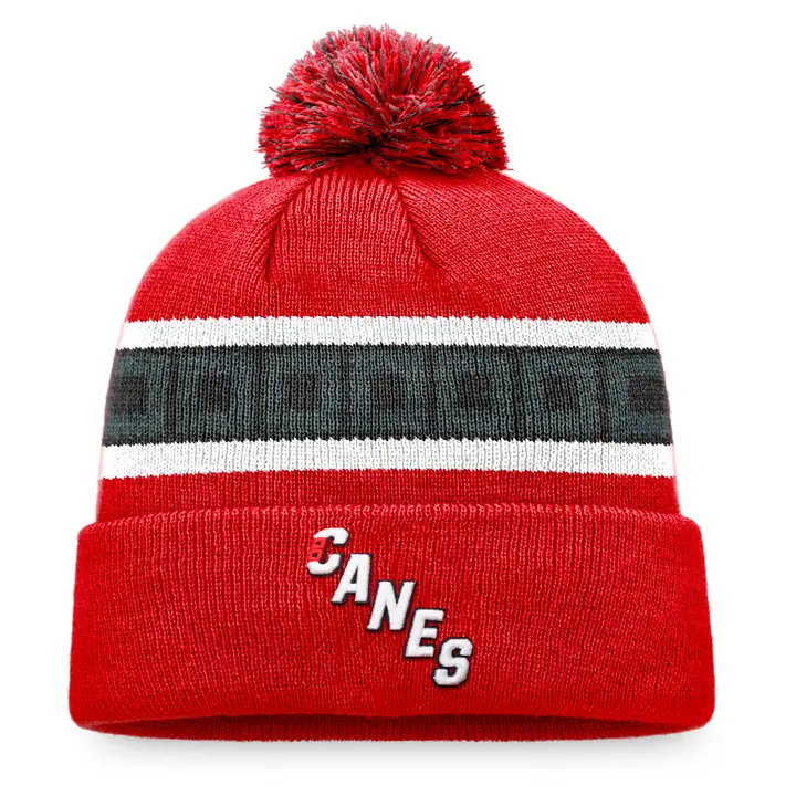 CAROLINA HURRICANES NHL SE Authentic Pro Cuff Pom ROUGE