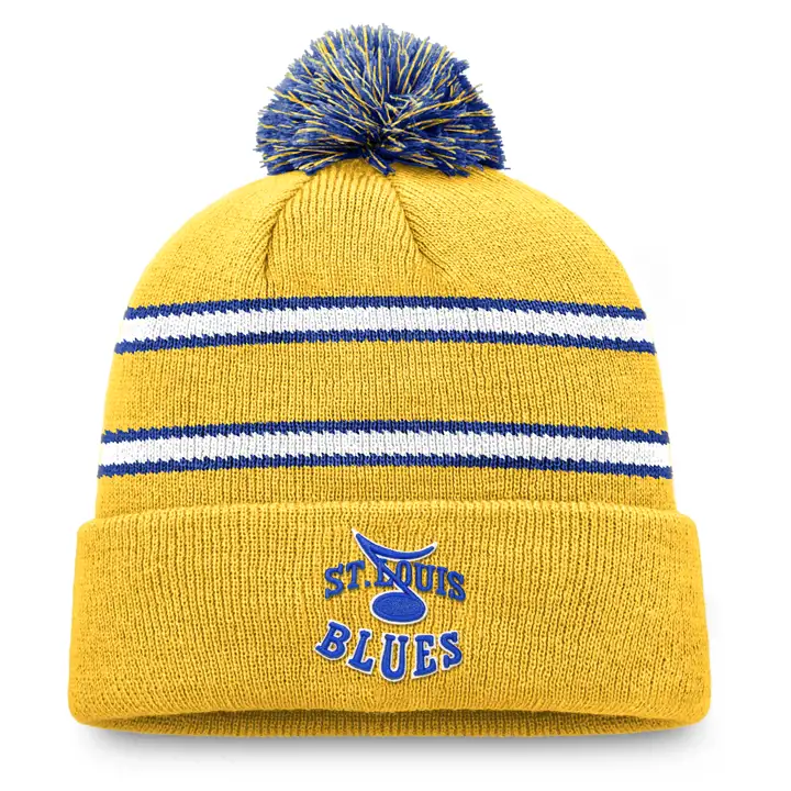 ST. LOUIS BLUES LNH Authentique Pro Bonnet à pompon LTRYL