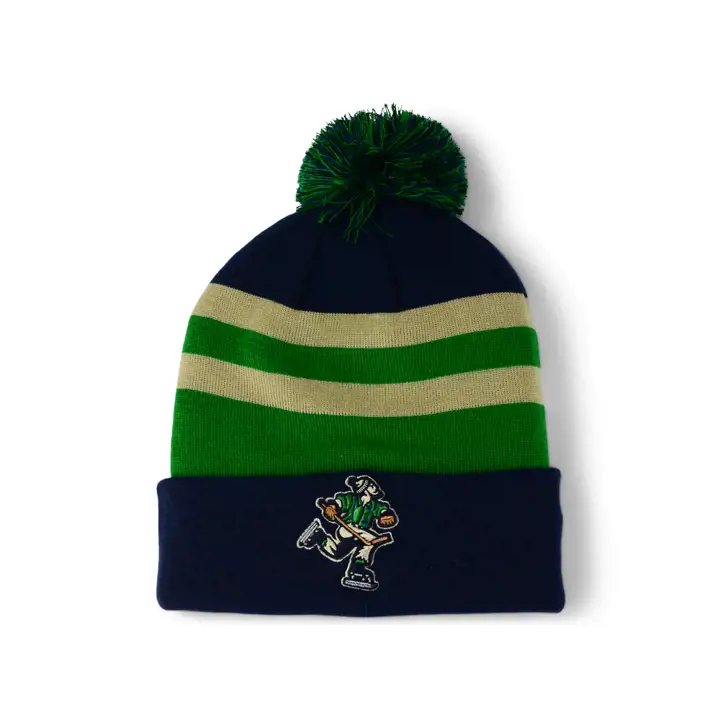BONNET À POMPON AUTHENTIC PRO CUFF VANCOUVER CANUCKS LNH BLEU MARINE