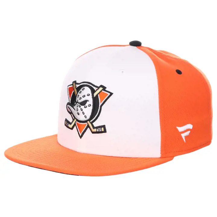 CASQUETTE SNAPBACK PRO AUTHENTIC NHL ANAHEIM DUCKS BLANCHE