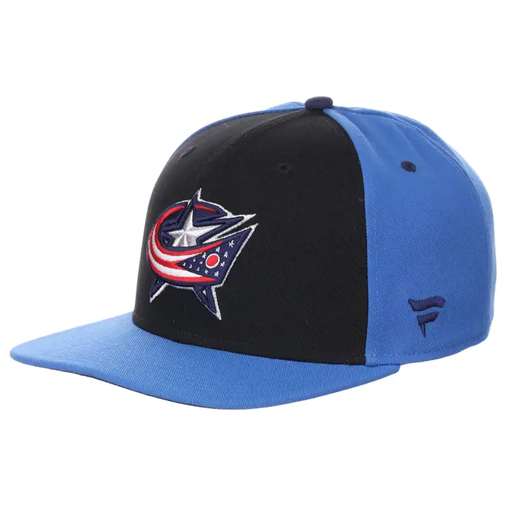 COLUMBUS BLUE JACKETS LNH CA Casquette Ajustable Pro Authentique NOIR