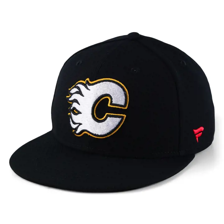 CALGARY FLAMES NHL Casquette ajustée SE NOIRE
