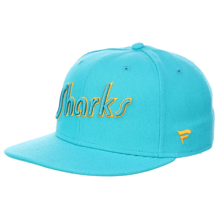 CASQUETTE AJUSTÉE BLANCHE SAN JOSE SHARKS NHL SE FAN
