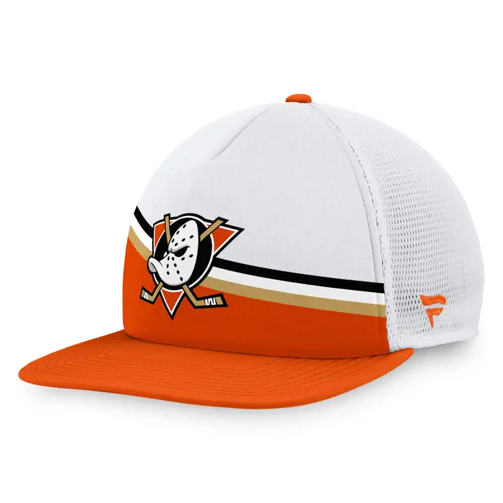 ANAHEIM DUCKS LNH Casquette de routier en mousse sur le devant ORG