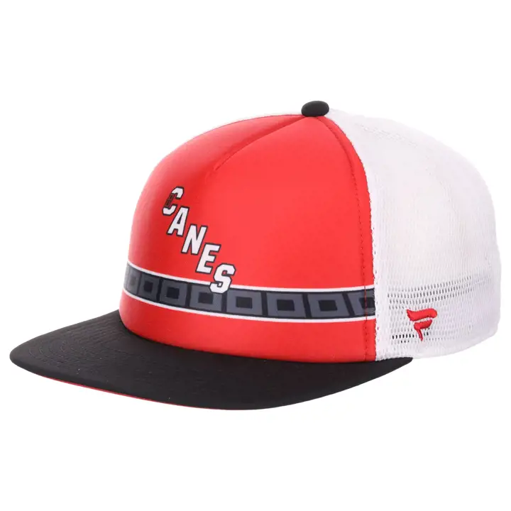 CAROLINA HURRICANES LNH Casquette de routier en mousse rouge