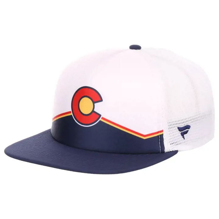 COLORADO AVALANCHE LNH Casquette de camionneur en mousse marine