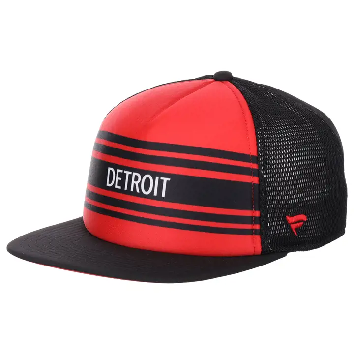 CASQUETTE DE CAMIONNEUR NHL Detroit Red Wings en mousse rouge