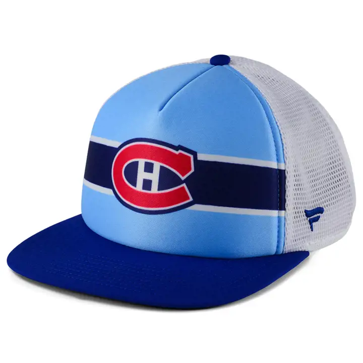 MONTREAL CANADIENS NHL Casquette filet avec mousse sur le devant BLEU