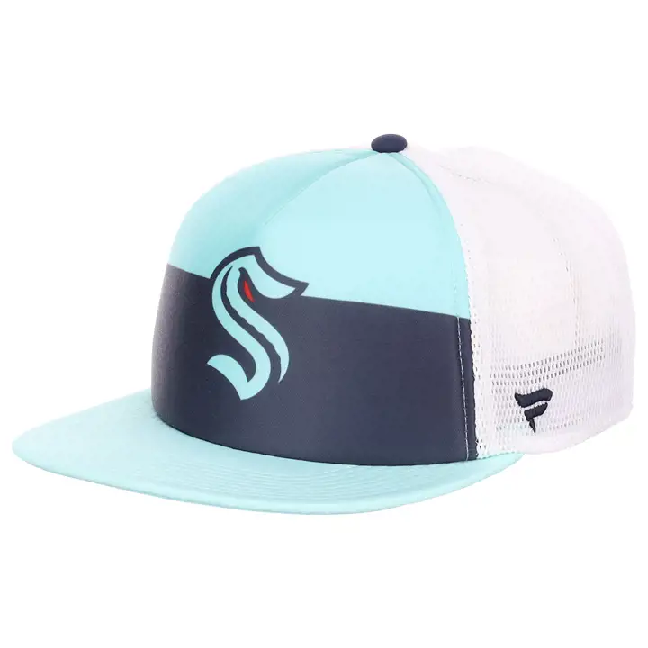 SEATTLE KRAKEN LNH Casquette de routier en mousse LBL