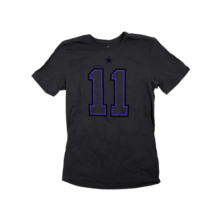 T-shirt Micah Parsons Dallas Cowboys NFL Outliner Charbon (sans numérotation ni nom)