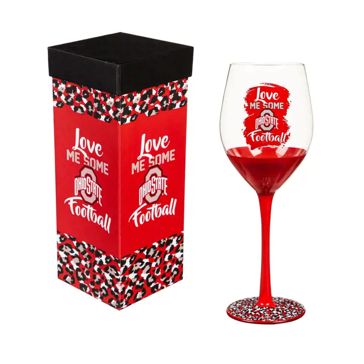 Lot de verres à pied Ohio State Buckeyes