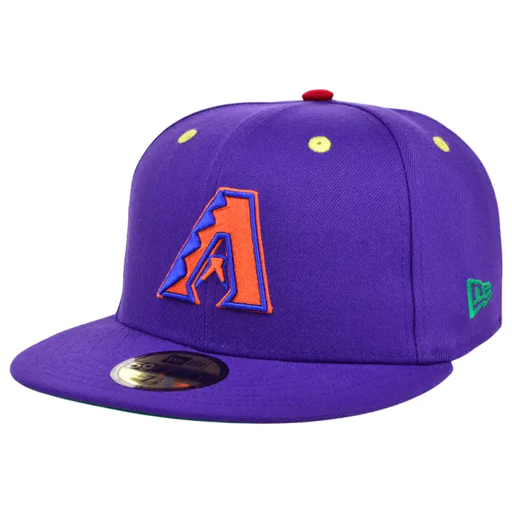 CASQUETTE AJUSTÉE 59FIFTY AZ DIAMONDBACKS MLB COLOR UV ROYGBIV 2.0 violet/vert