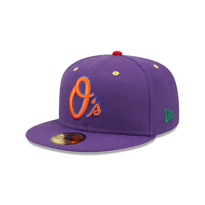 BALTIMORE ORIOLES MLB COLOR UV ROYGBIV 2.0 59FIFTY pur/grn 5