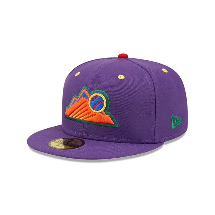 COLORADO ROCKIES MLB COLOR UV ROYGBIV 2.0 59FIFTY pur/grn 25