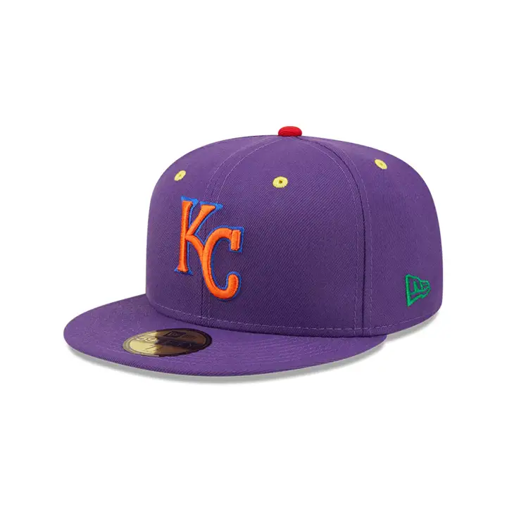 KC ROYALS MLB COULEUR UV ROYGBIV 2.0 59FIFTY vio/vert WS 2015 C