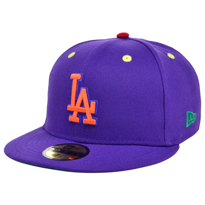 LA DODGERS MLB COLOR UV ROYGBIV 2.0 59FIFTY vio/vert 50E ANNIVERSAIRE