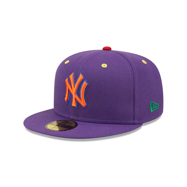 NEW YORK YANKEES MLB COULEUR UV ROYGBIV 2.0 59FIFTY violet/vert EN