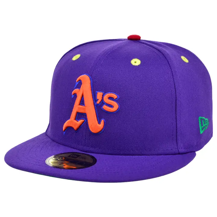 OAKLAND ATHLETICS MLB COLOR UV ROYGBIV 2.0 59FIFTY vio/vert H