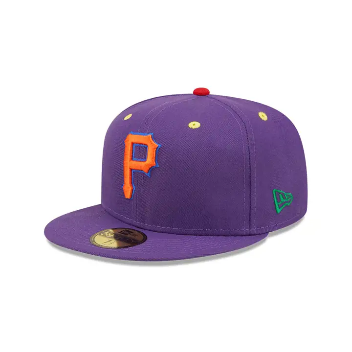 PIT PIRATES MLB COLOR UV ROYGBIV 2.0 59FIFTY pur/grn TROIS R
