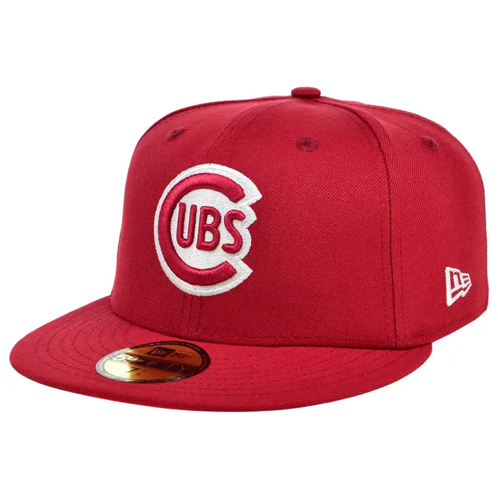 CASQUETTE CUBS MLB COLOR UV SALMON SANGRIA 59FIFTY bordeaux/rouge lave A